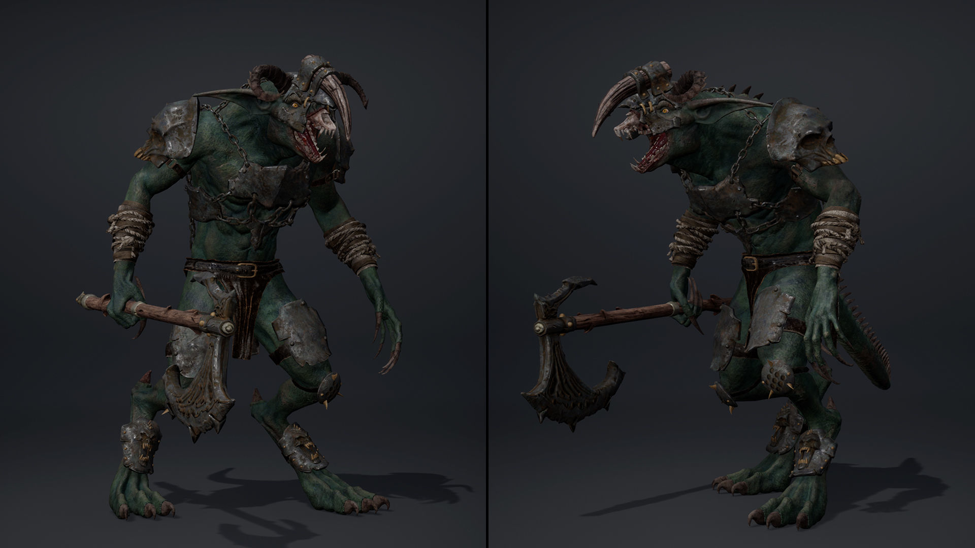 Shadow Brutal Arm1 Brutal Low-poly 3D model_23