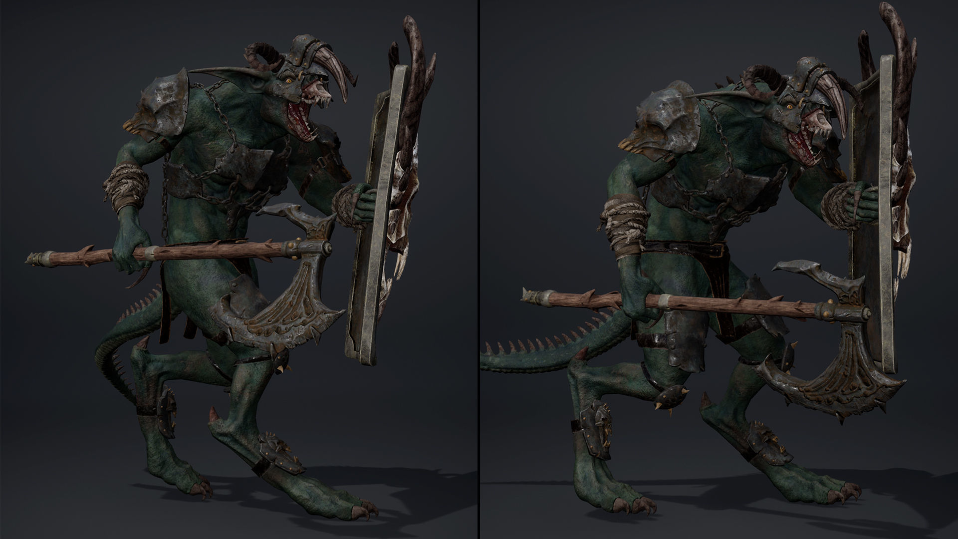 Shadow Brutal Arm1 Brutal Low-poly 3D model_14