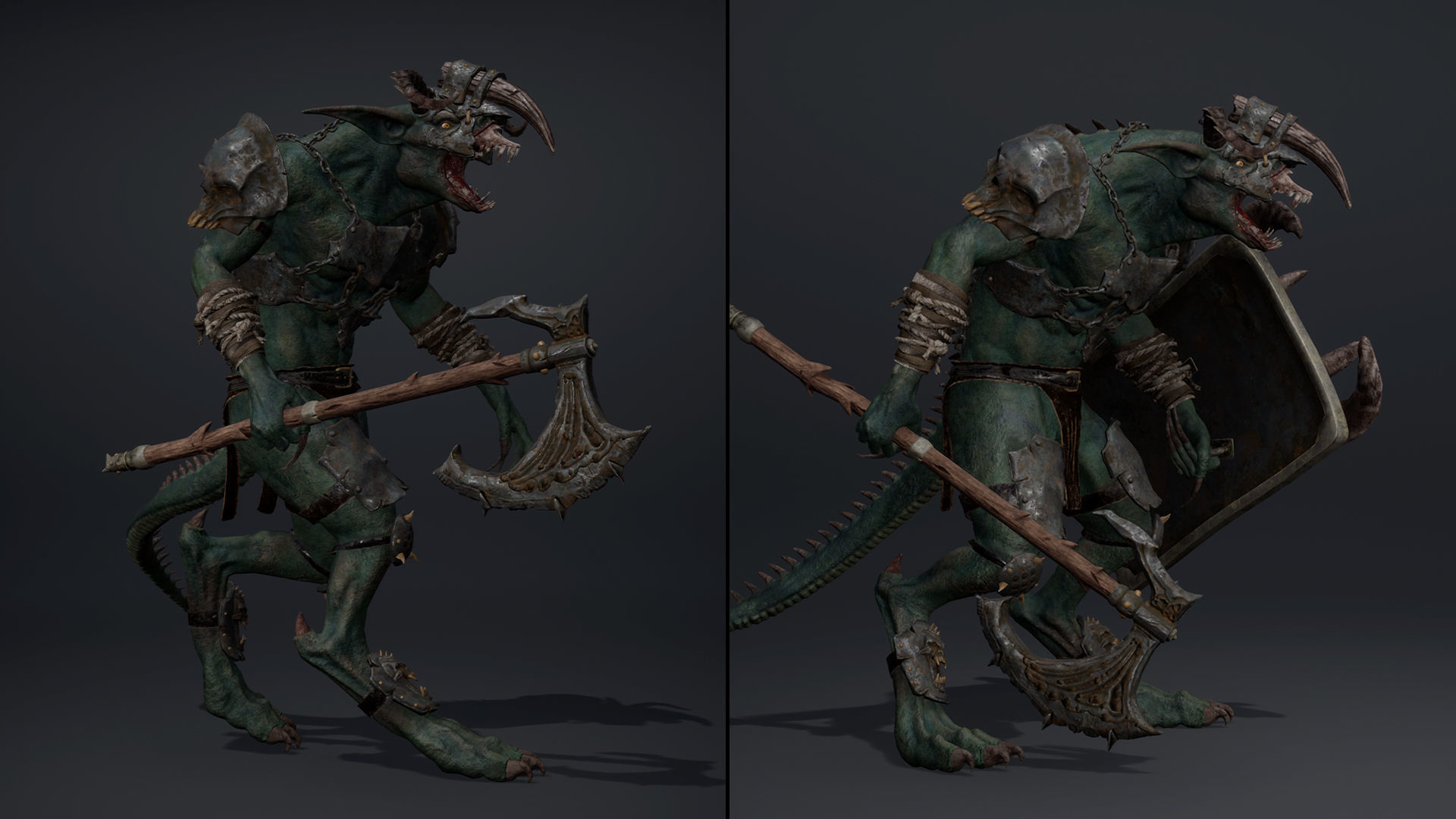 Shadow Brutal Arm1 Brutal Low-poly 3D model_21