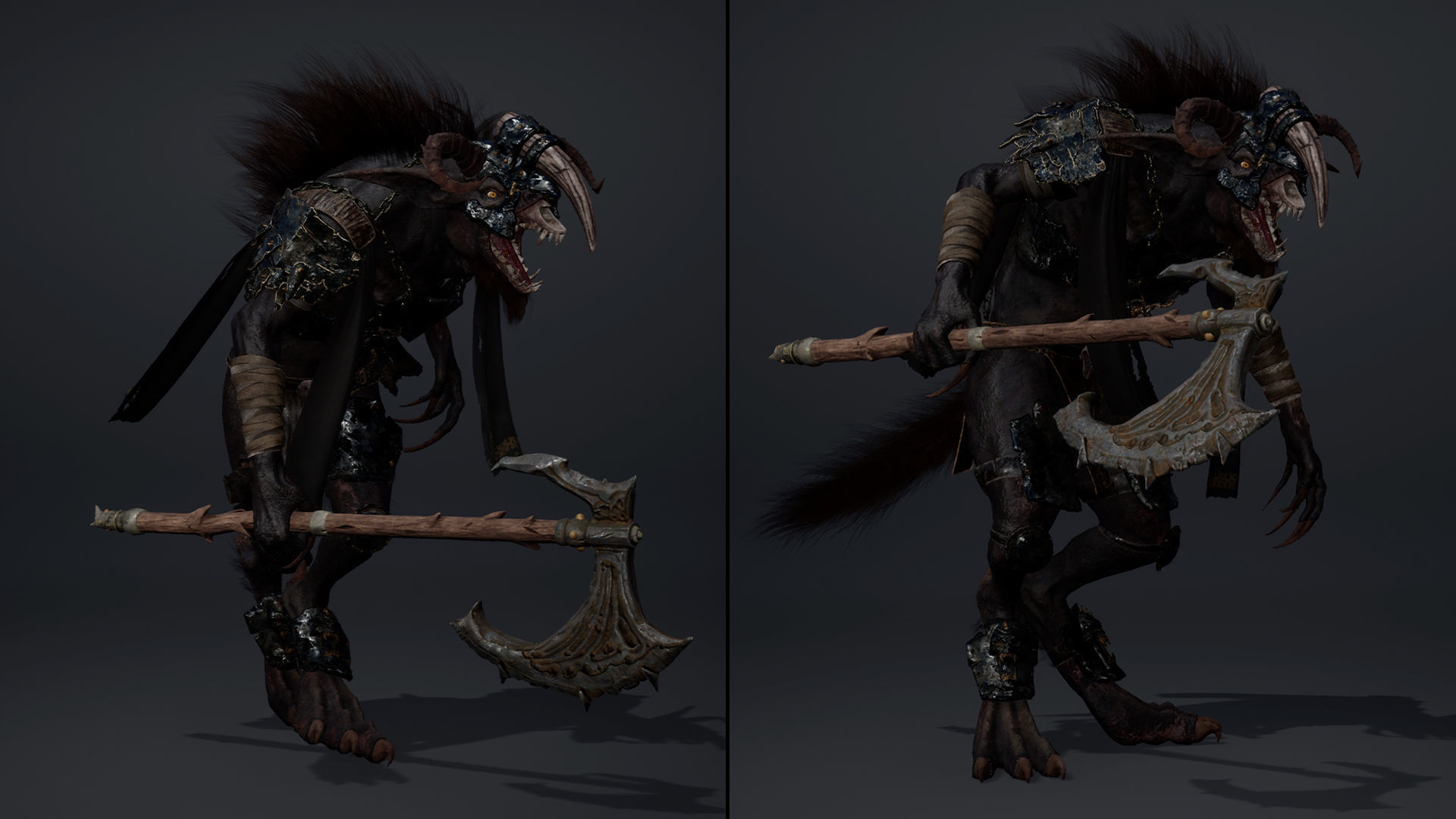 Shadow Brutal Arm1 Low-poly 3D model_23