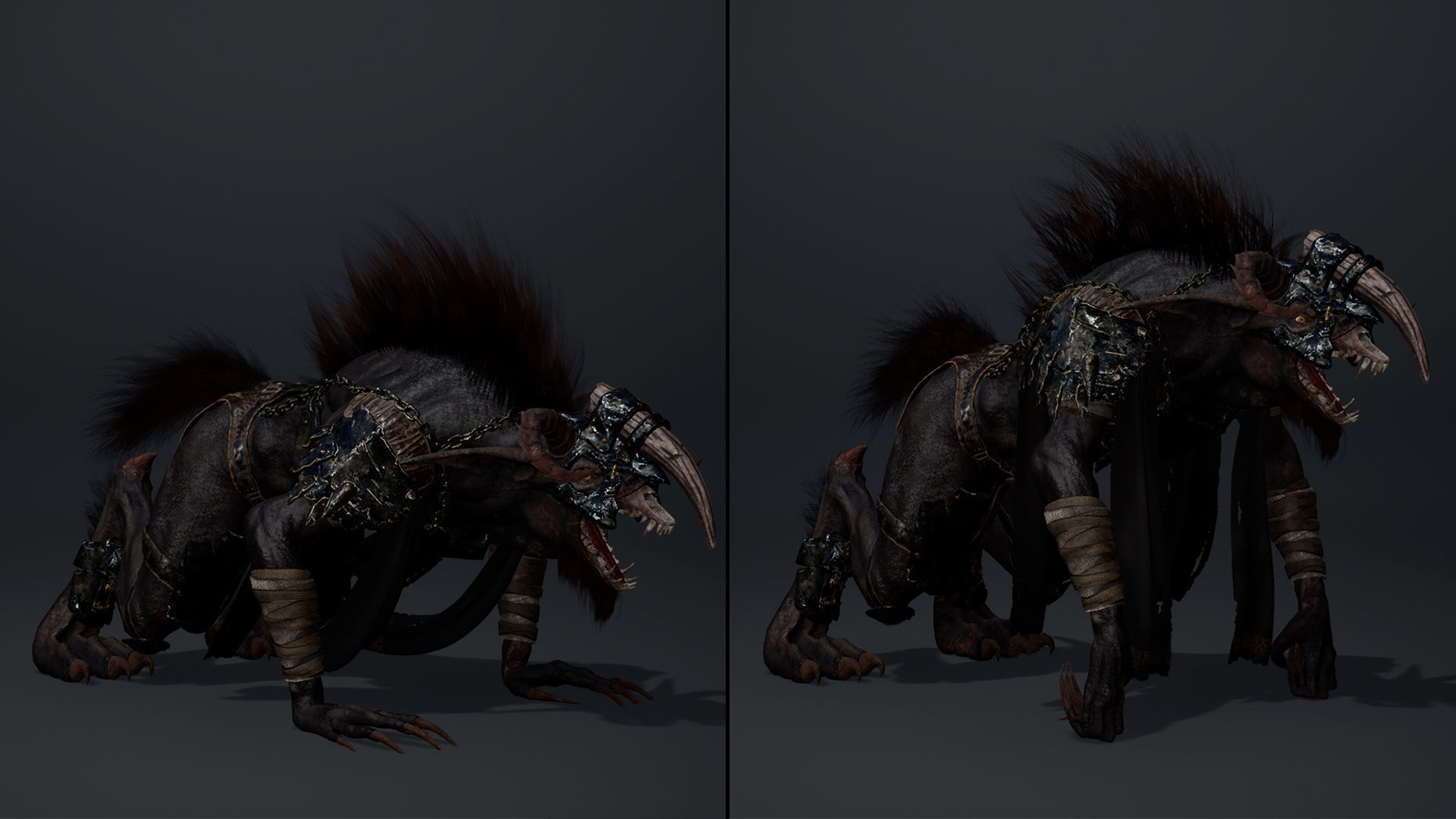 Shadow Brutal Arm1 Low-poly 3D model_10