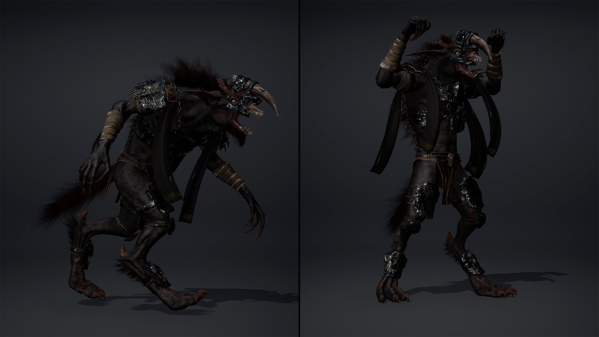 Shadow Brutal Arm1 Low-poly 3D model_22