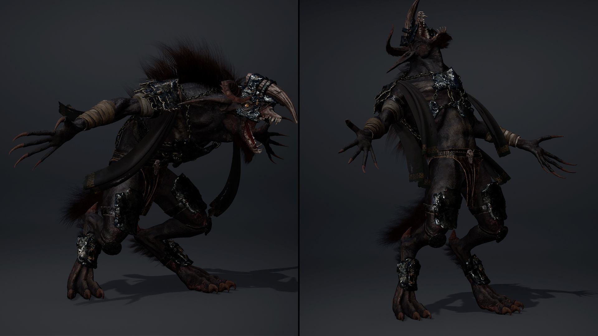 Shadow Brutal Arm1 Low-poly 3D model_15