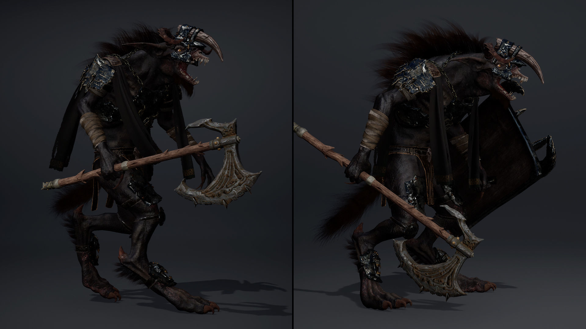 Shadow Brutal Arm1 Low-poly 3D model_6