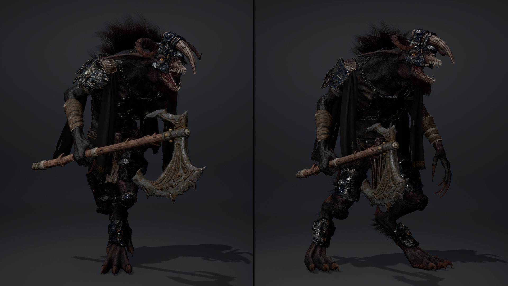 Shadow Brutal Arm1 Low-poly 3D model_20