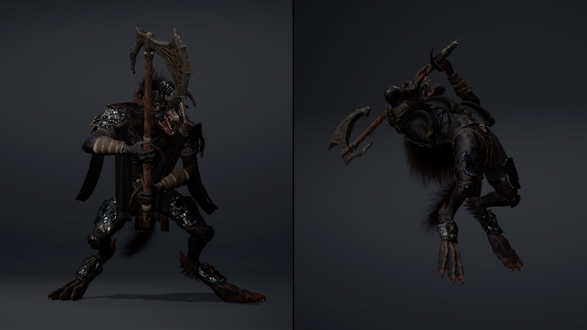 Shadow Brutal Arm1 Low-poly 3D model_12