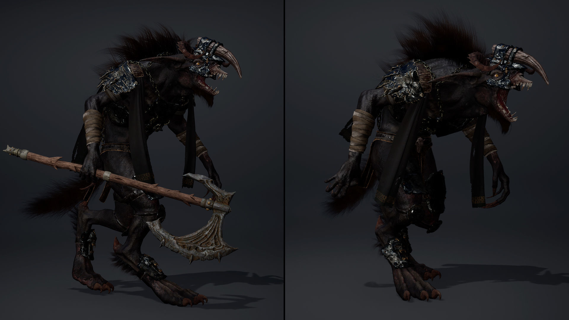 Shadow Brutal Arm1 Low-poly 3D model_14