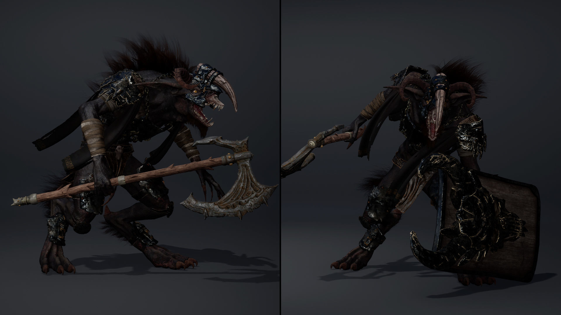 Shadow Brutal Arm1 Low-poly 3D model_8