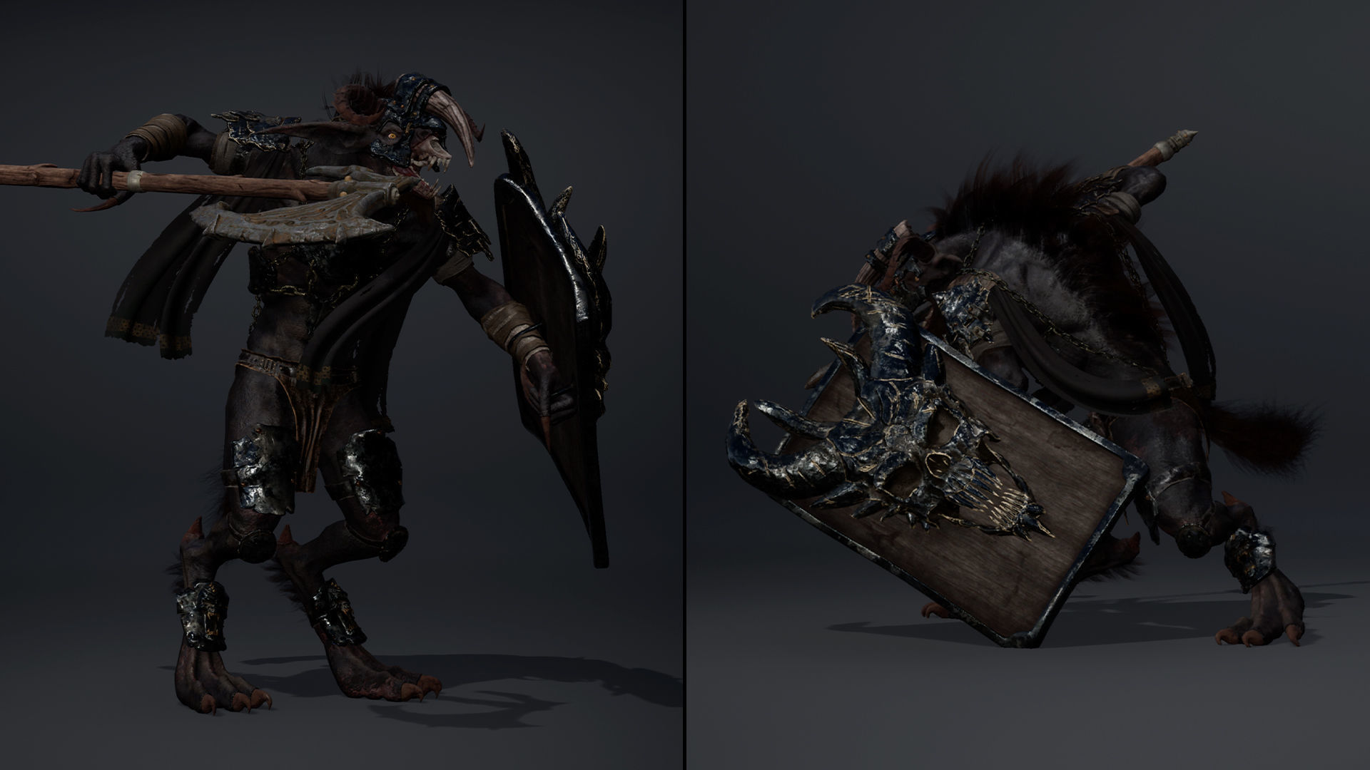 Shadow Brutal Arm1 Low-poly 3D model_7