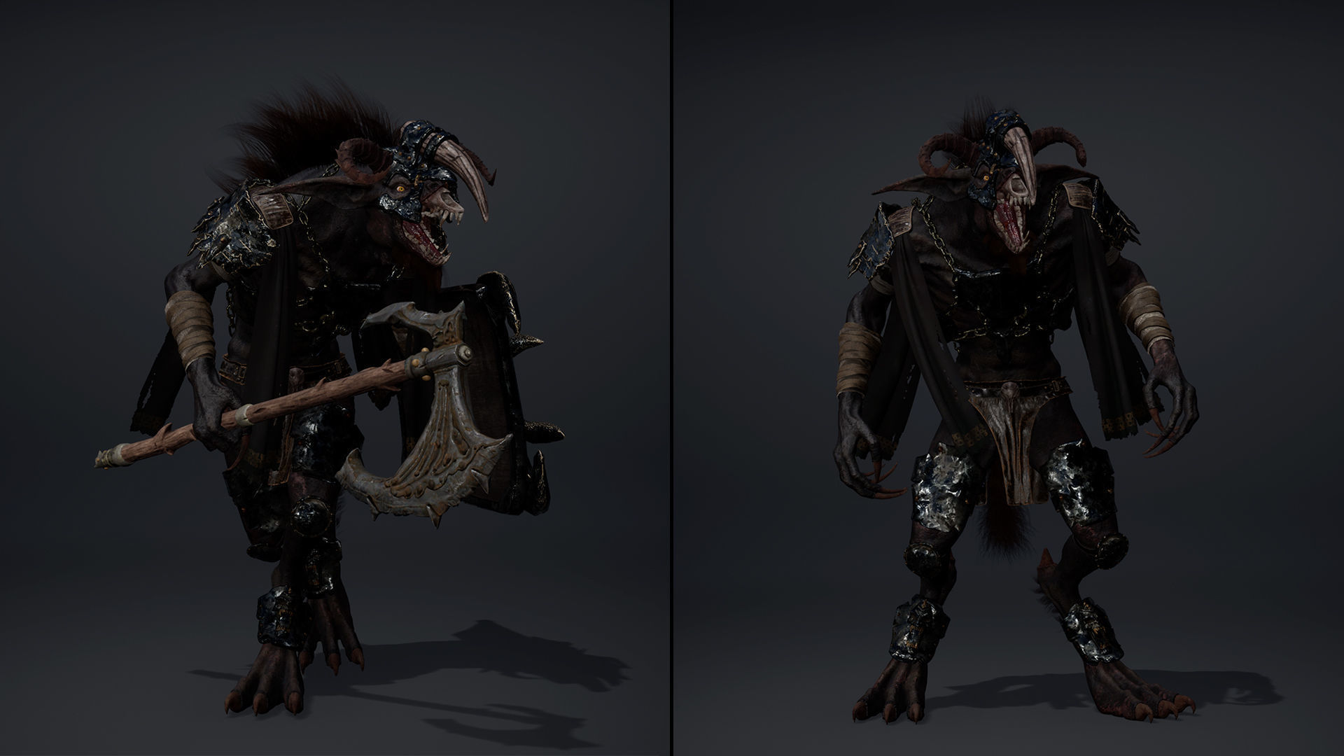 Shadow Brutal Arm1 Low-poly 3D model_18