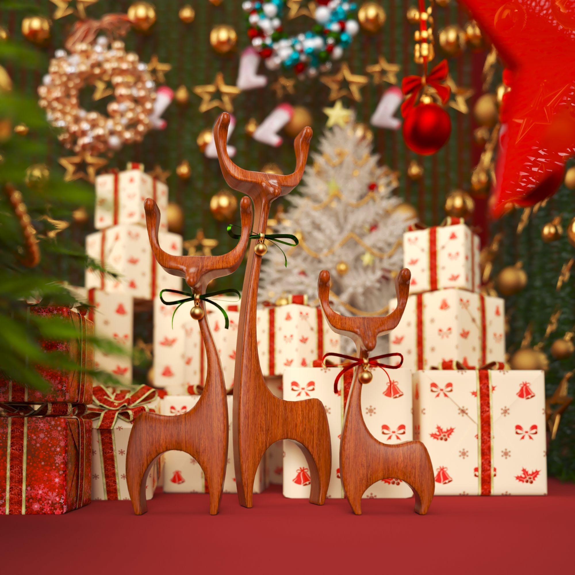 Christmas Trees  3D model_8