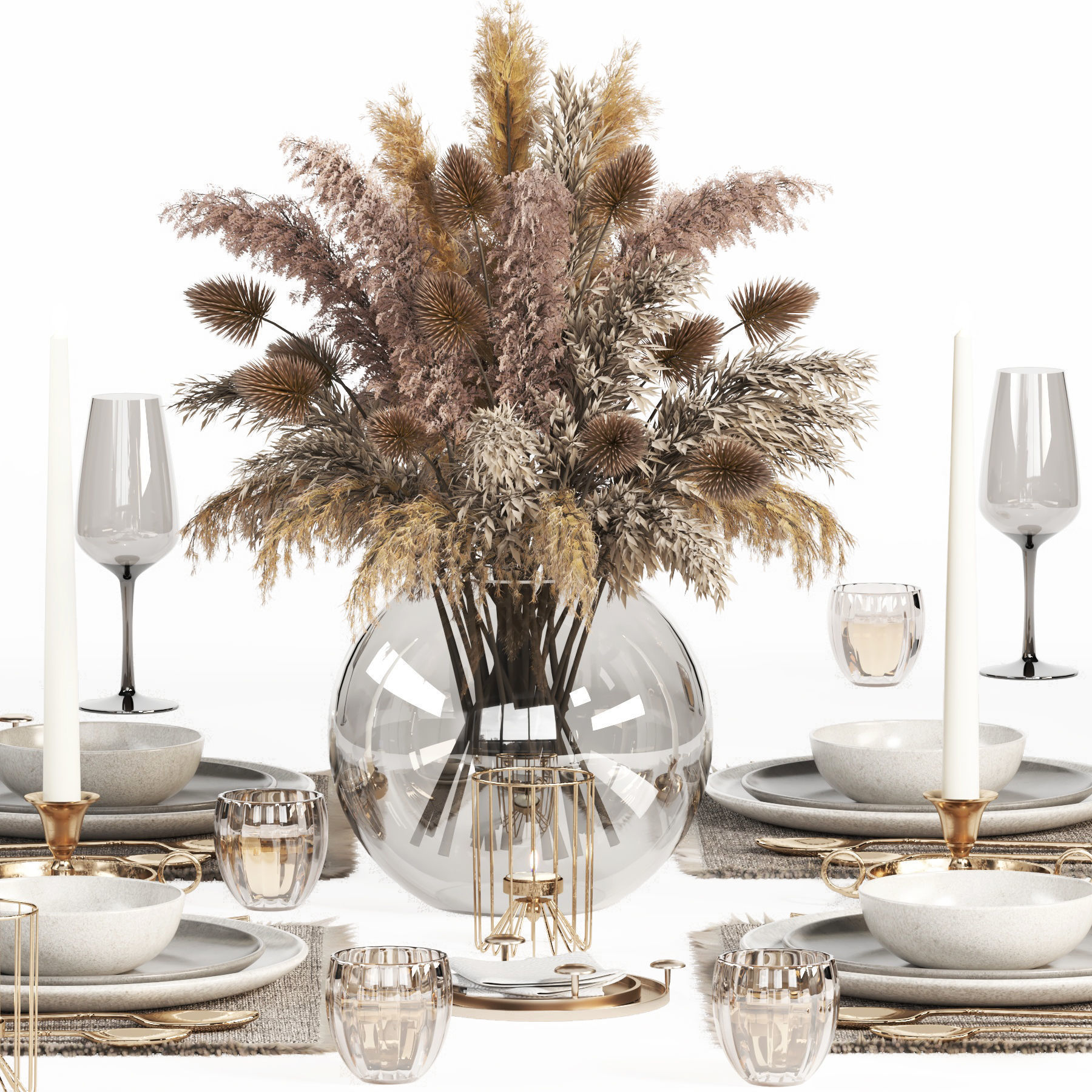 tableware set23 3D model_2