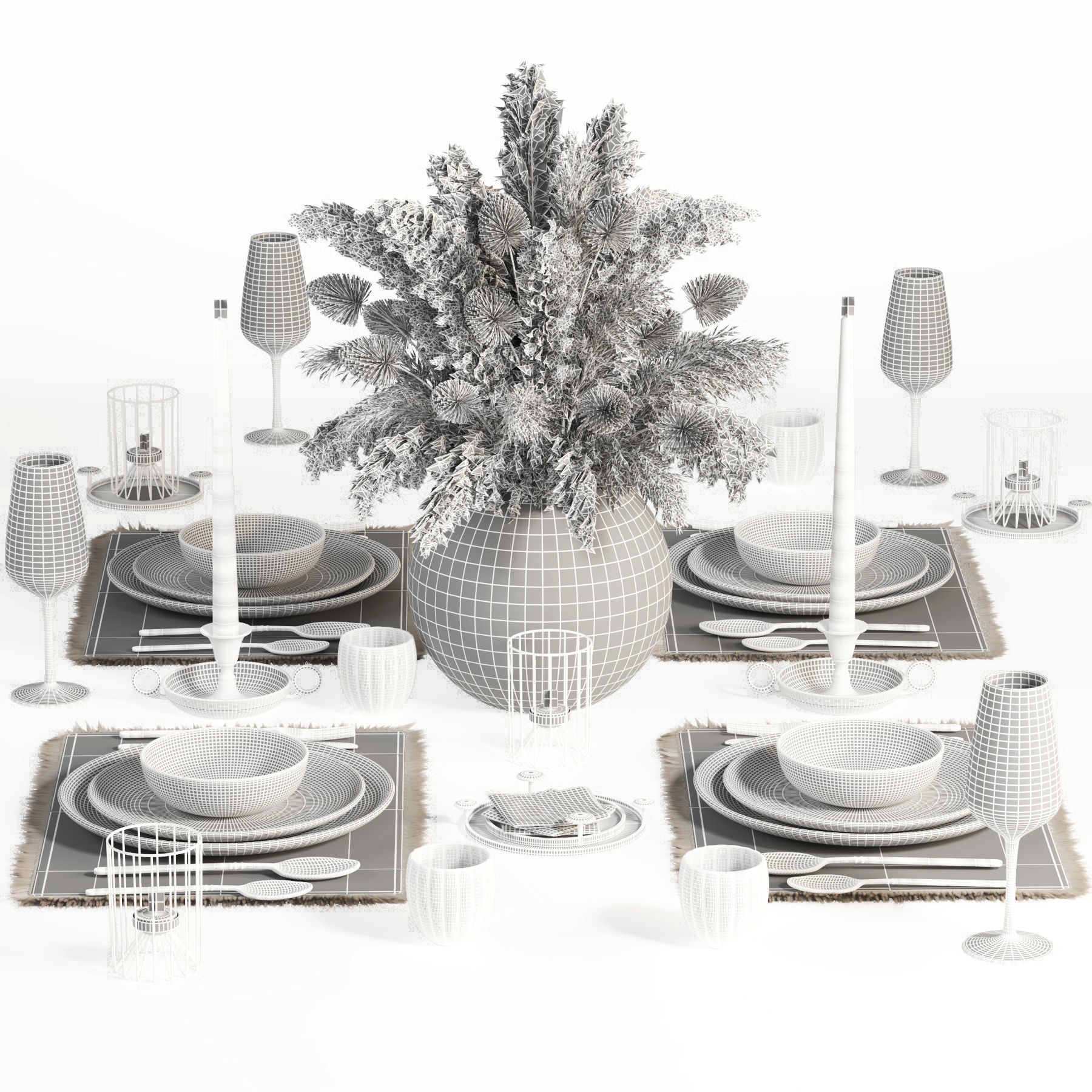 tableware set23 3D model_5