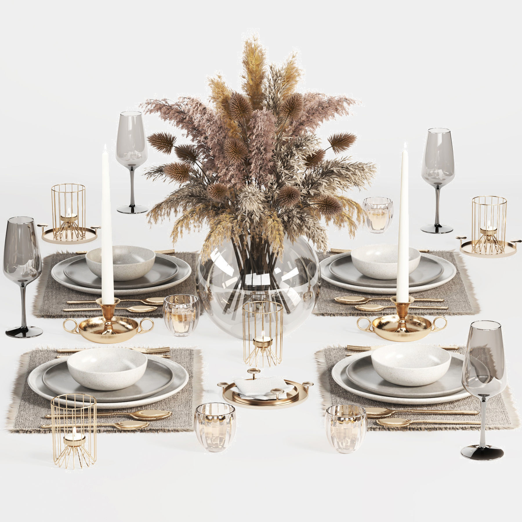 tableware set23 3D model_1