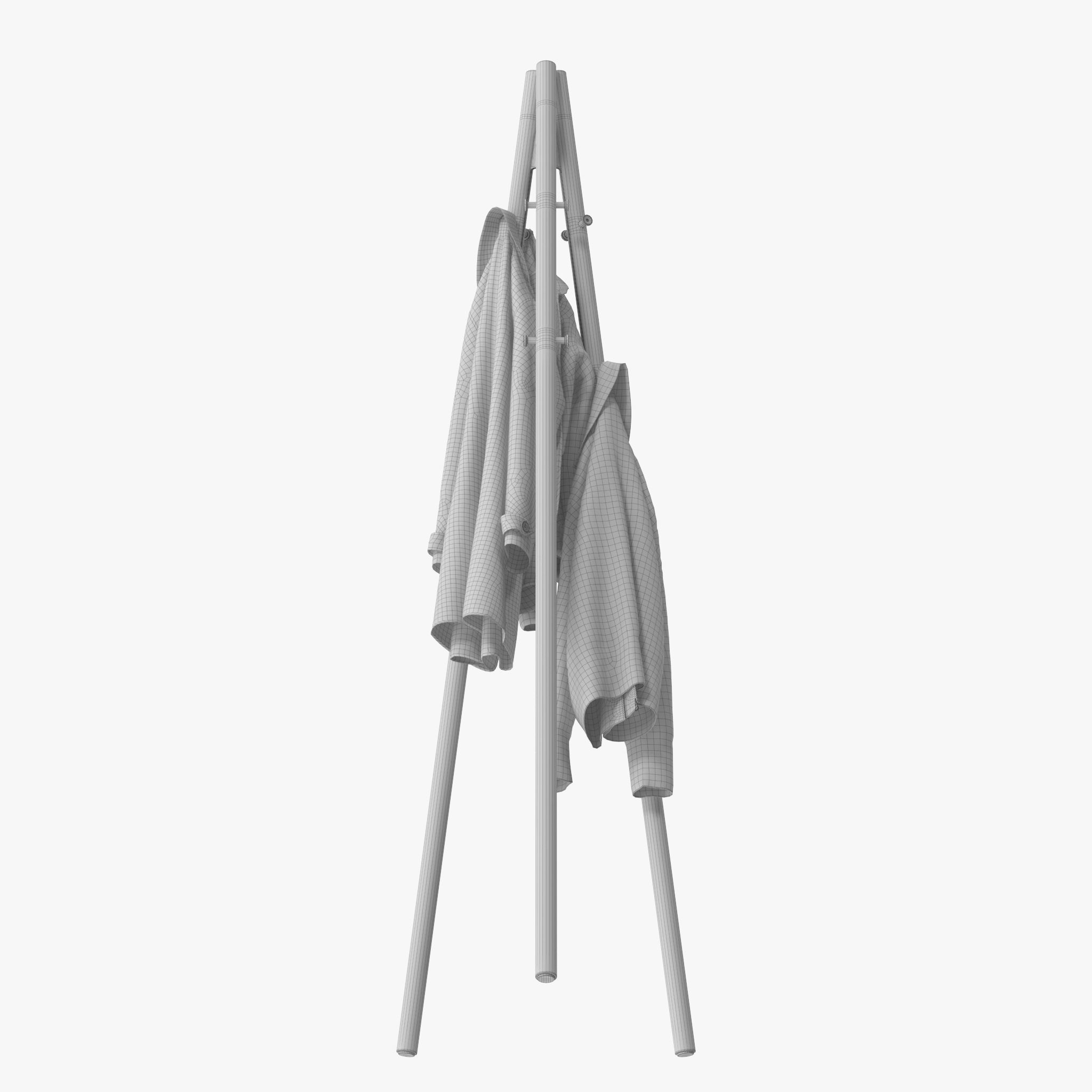 Kiila Artek Coat Rack 3D model_19