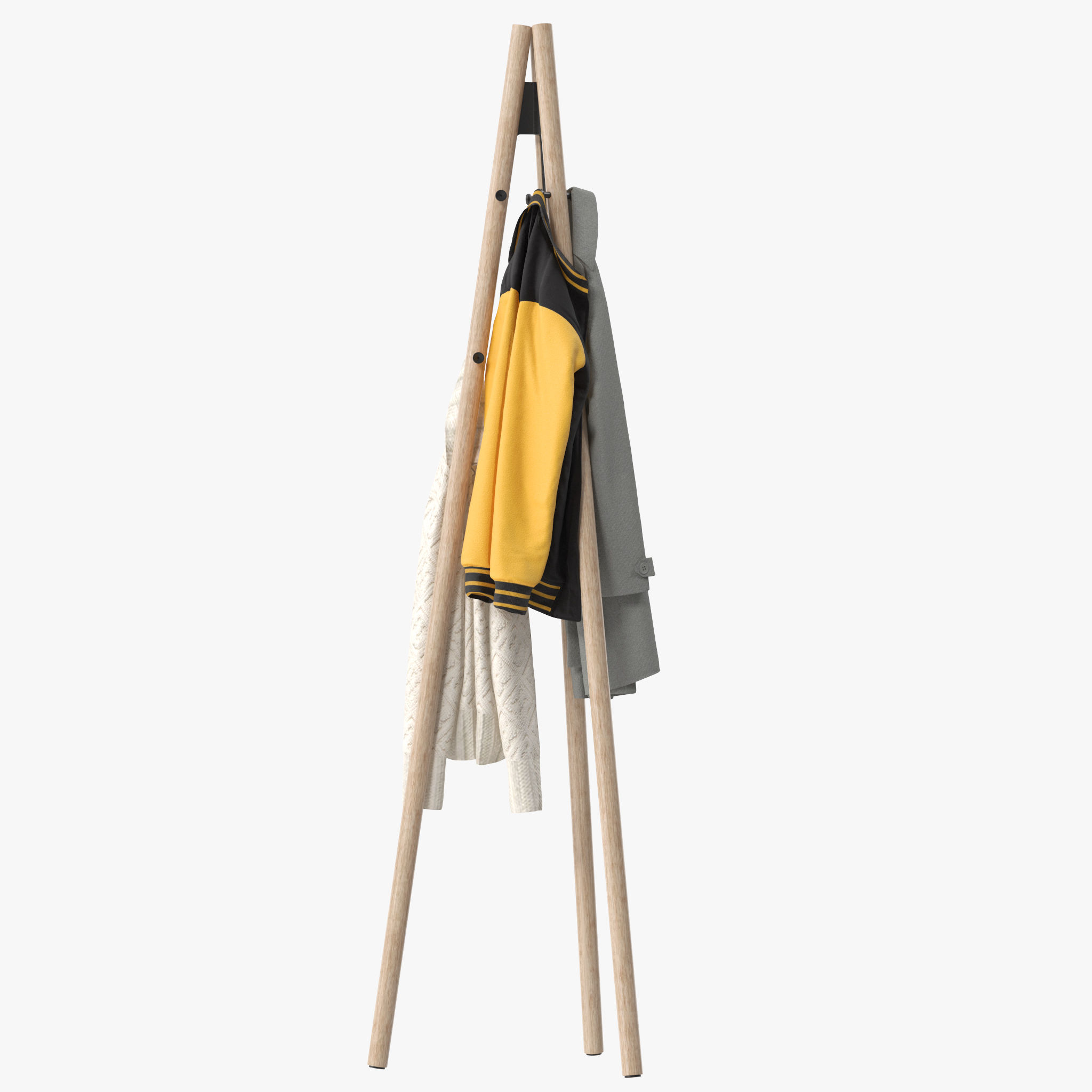 Kiila Artek Coat Rack 3D model_8