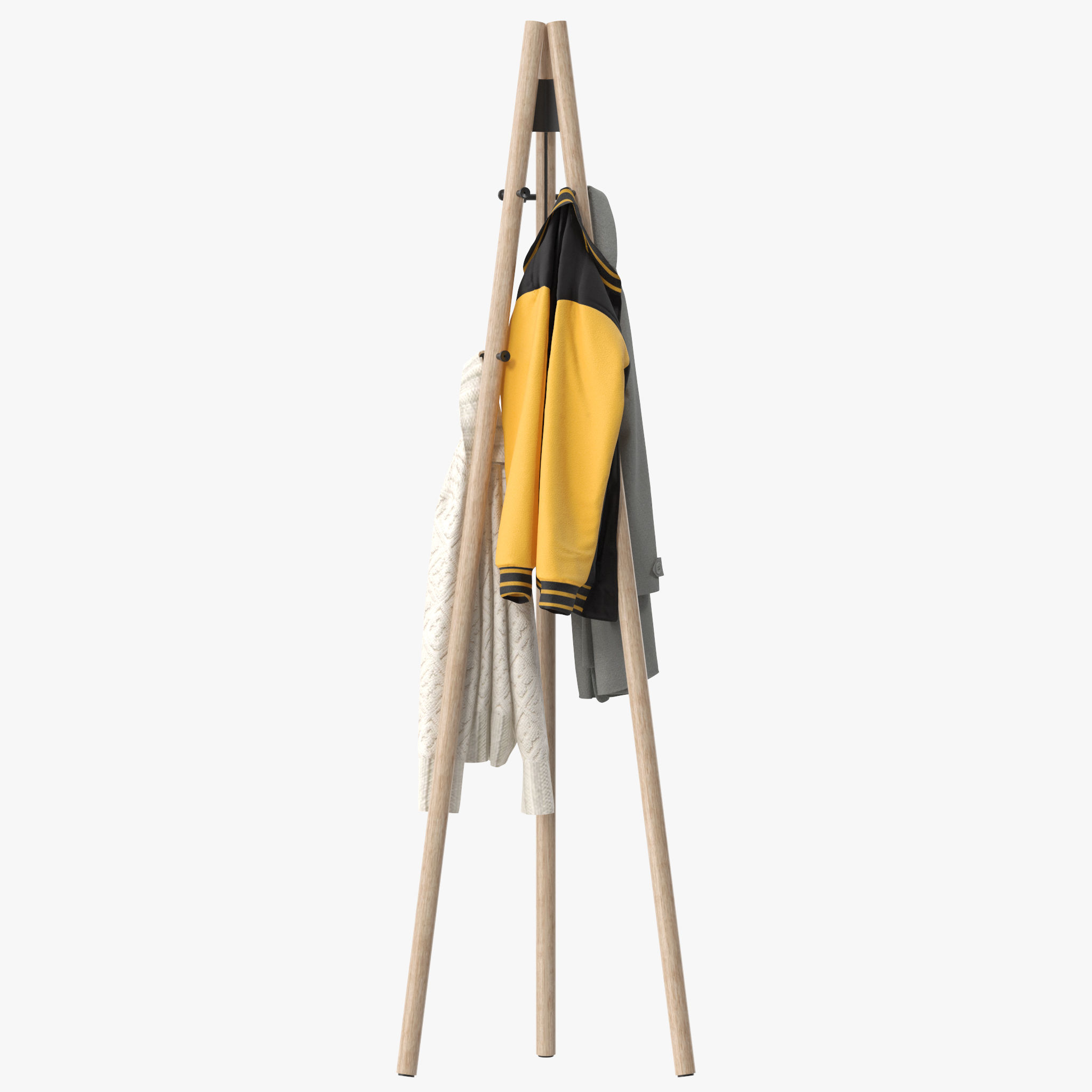 Kiila Artek Coat Rack 3D model_4