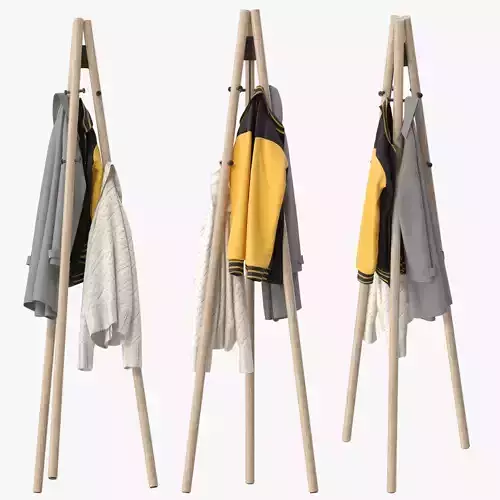 Kiila Artek Coat Rack 3D model