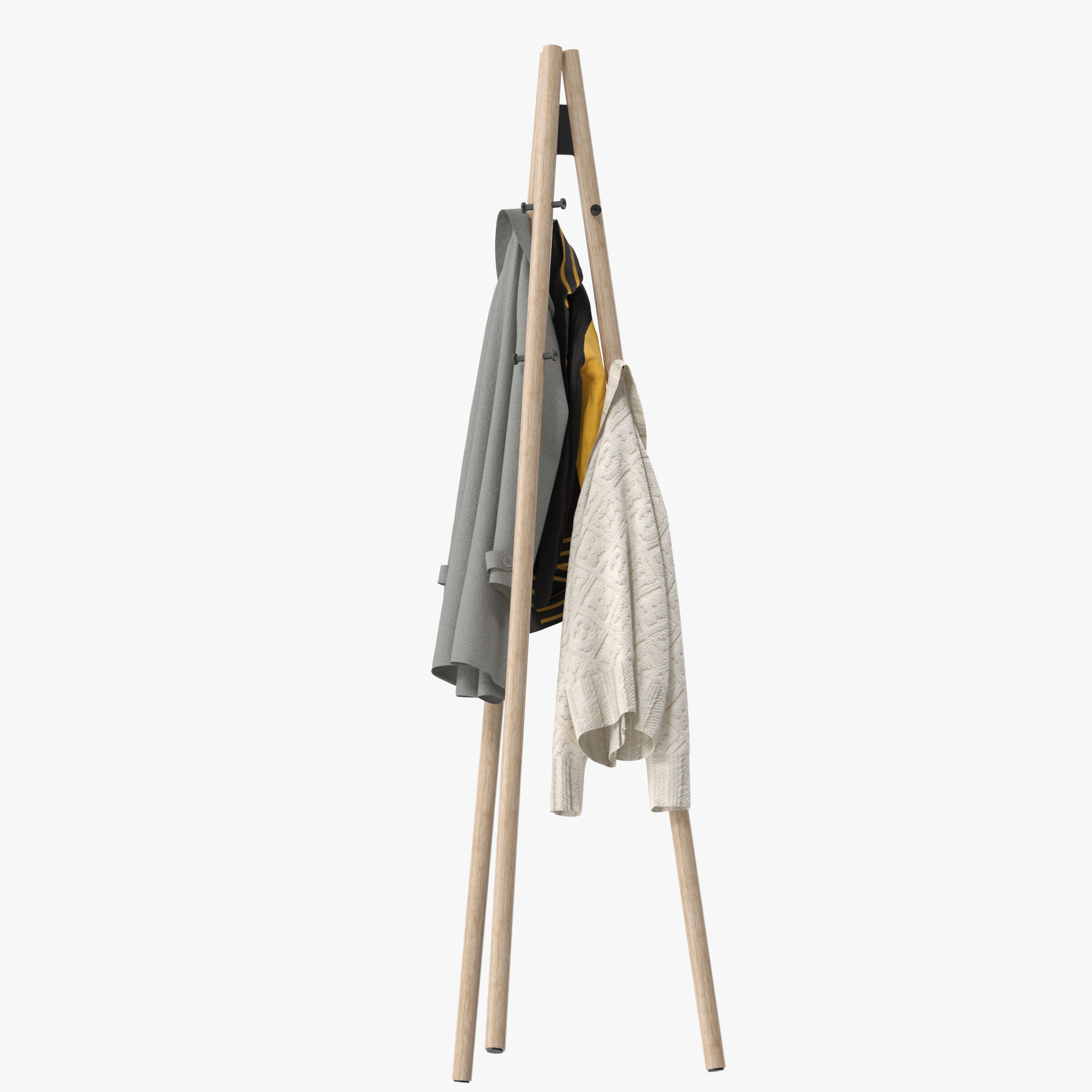 Kiila Artek Coat Rack 3D model_5