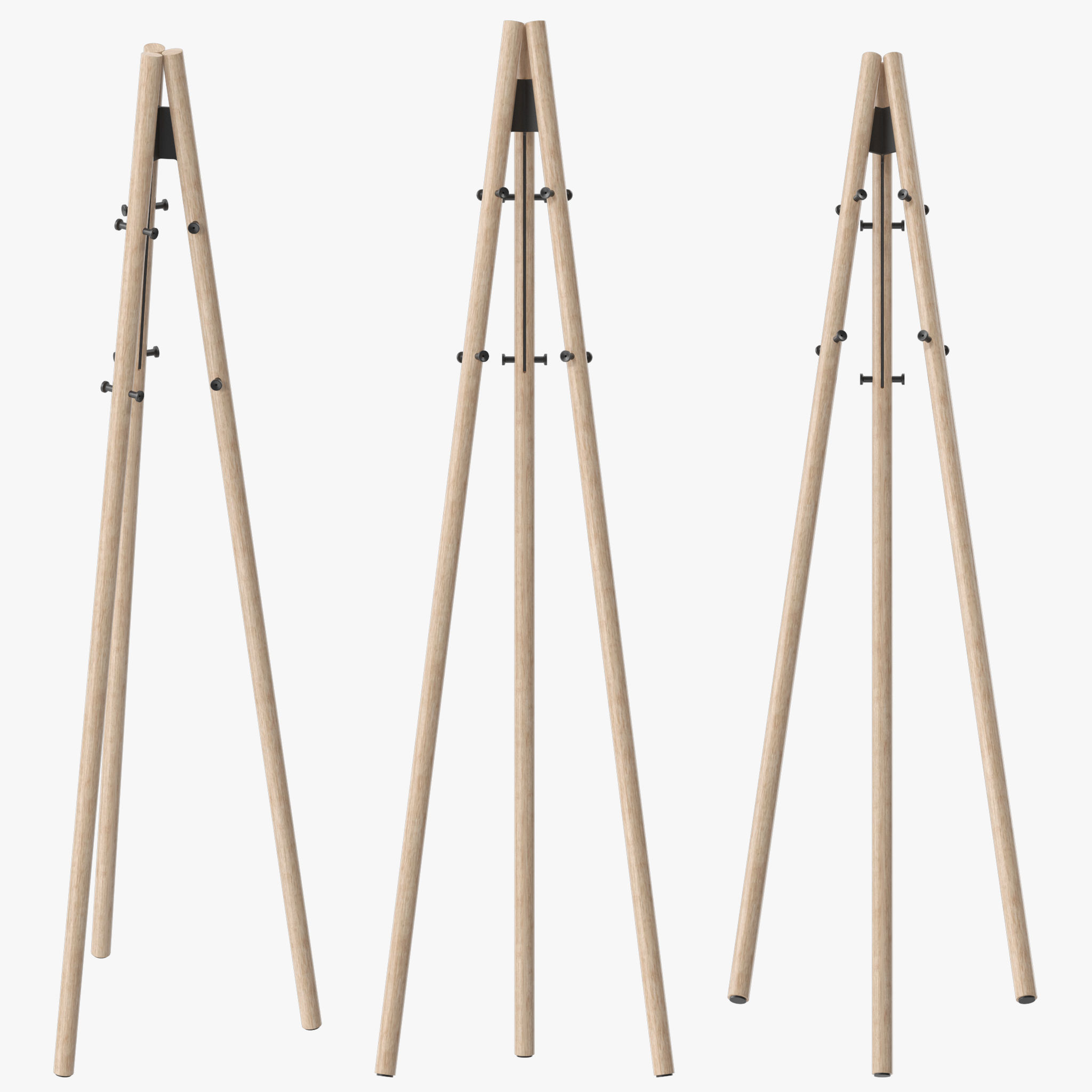 Kiila Artek Coat Rack 3D model_2
