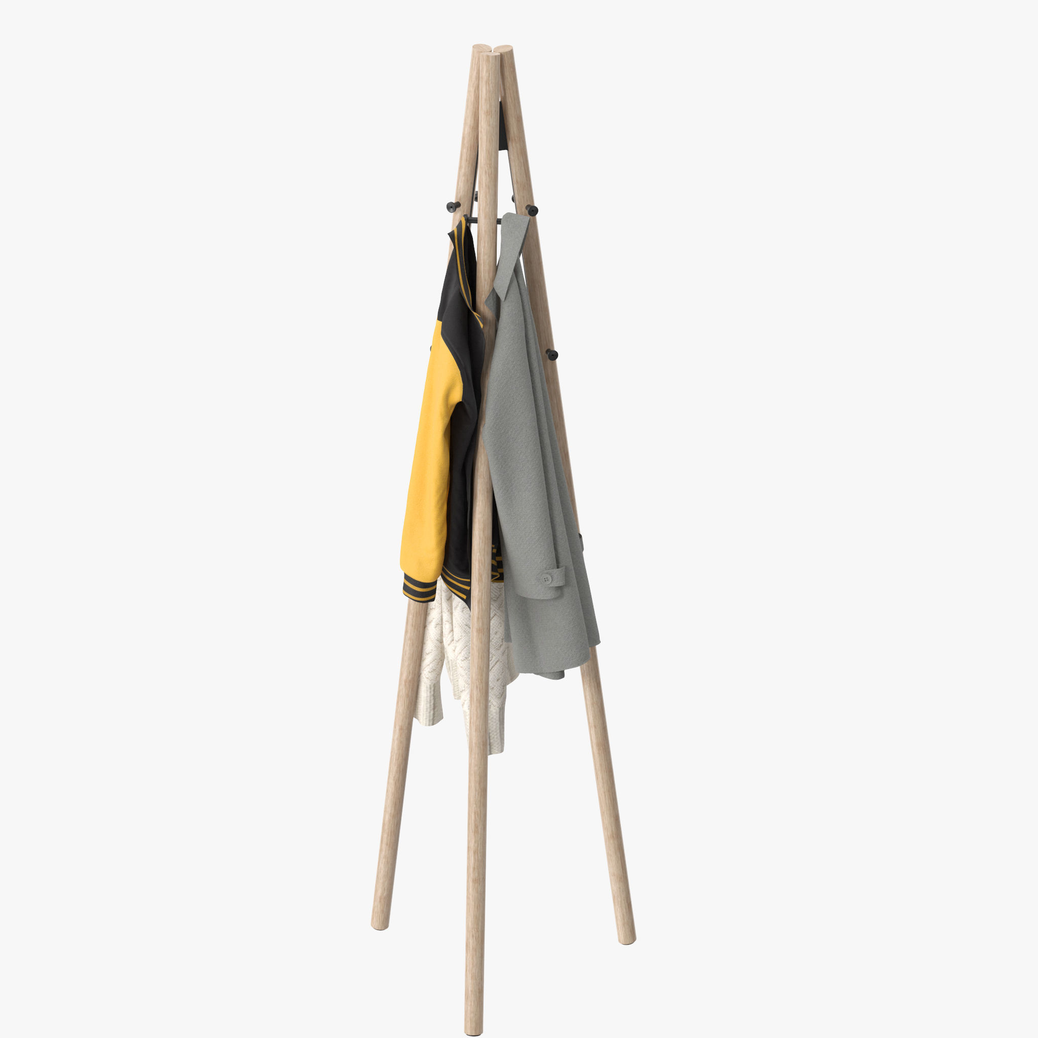 Kiila Artek Coat Rack 3D model_6