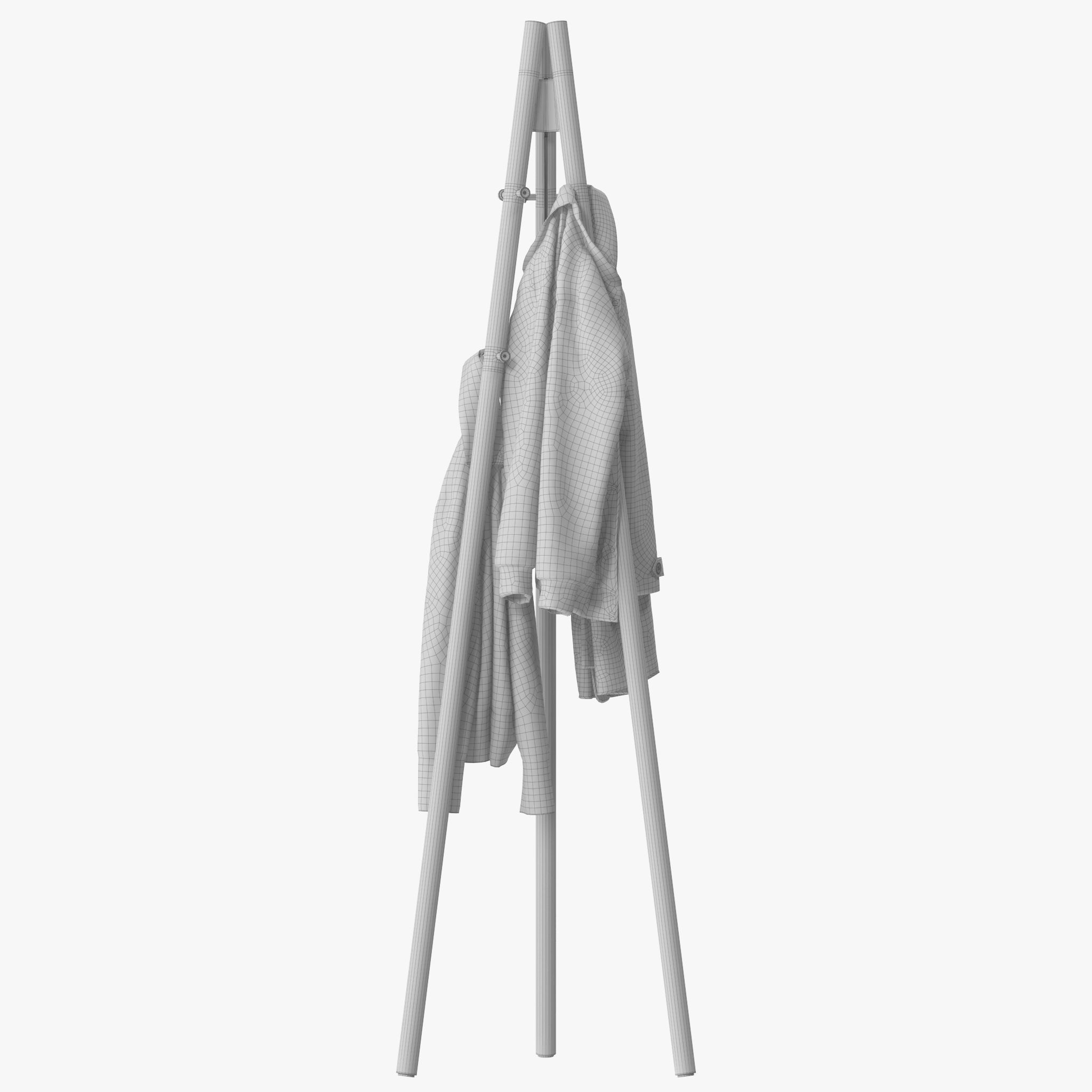 Kiila Artek Coat Rack 3D model_18
