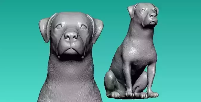 Bailey USA bulldog model - 3D print