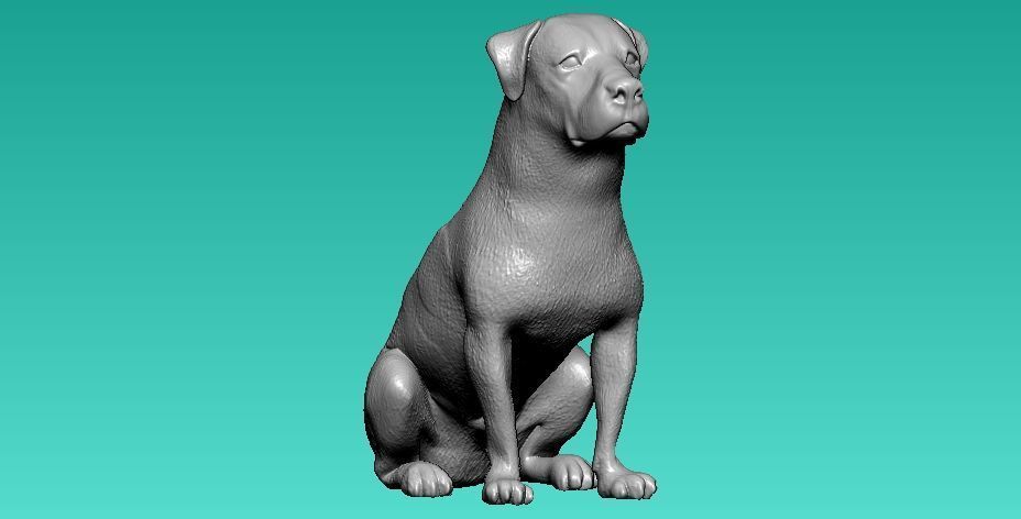 Bailey USA bulldog model - 3D print 3D print model_2