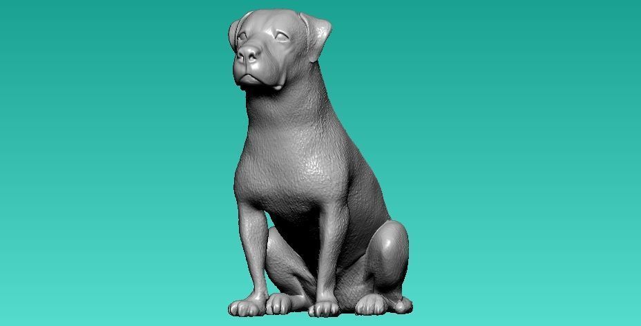 Bailey USA bulldog model - 3D print 3D print model_1