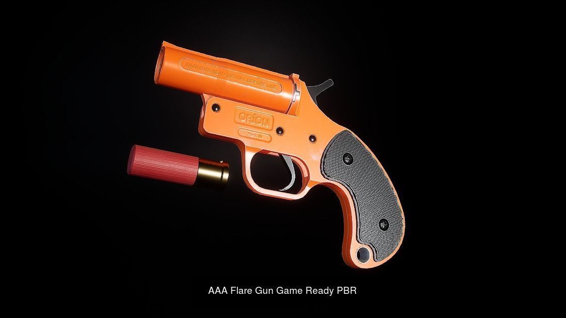 All in one AAA Weapon attachment pack Game Ready PBR 3D Model Collection_12