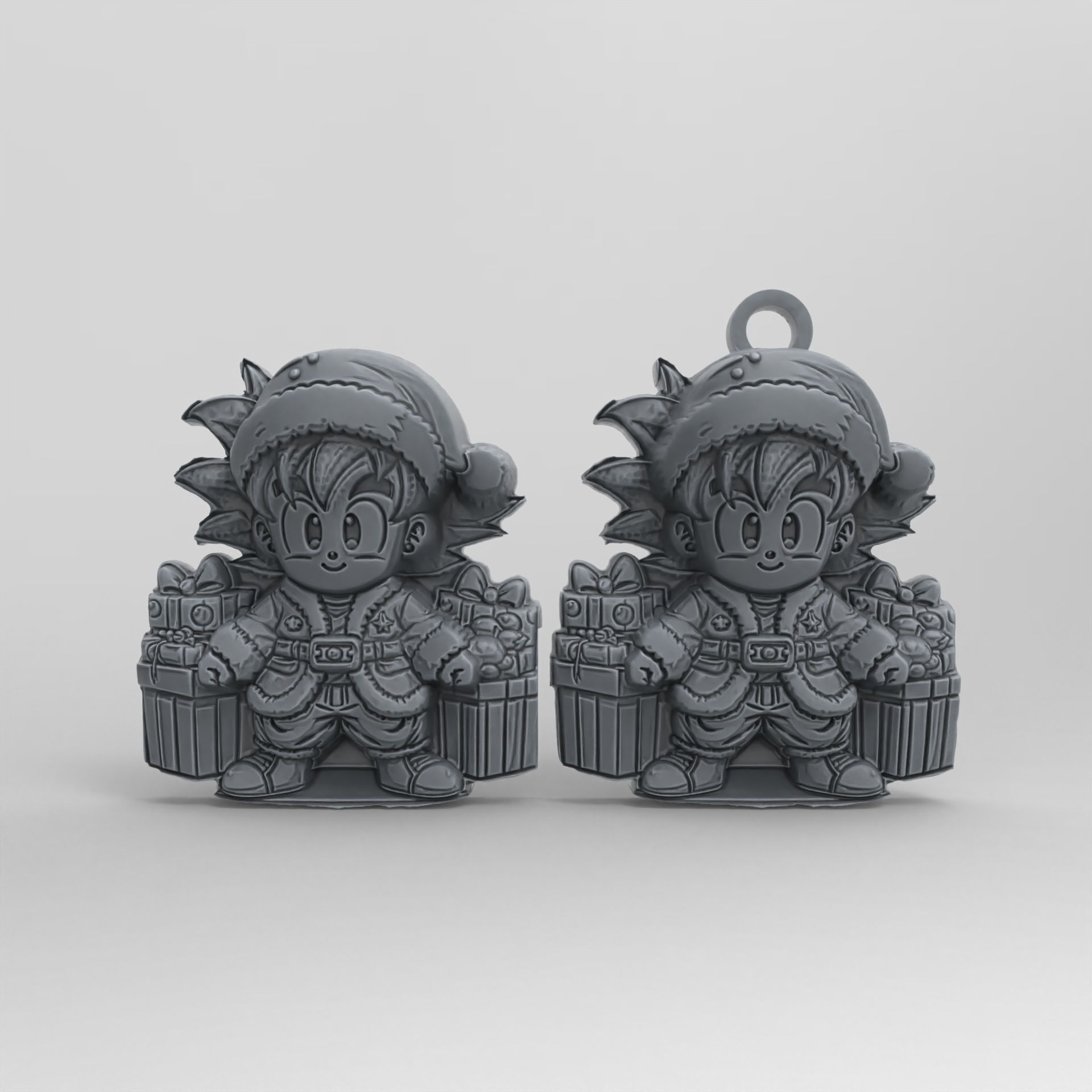 christmas dragon ball goku boy decor  3D print model_1