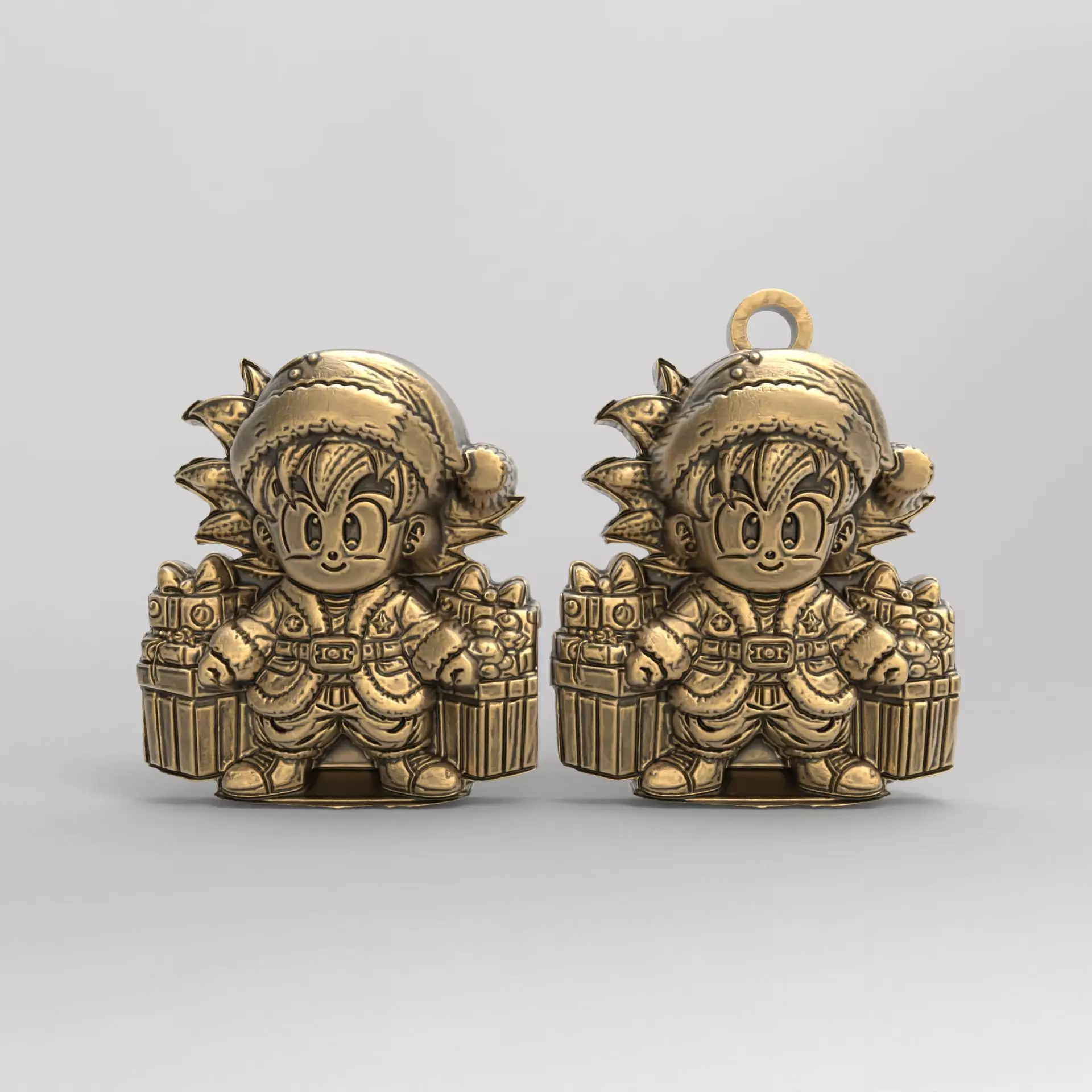 christmas dragon ball goku boy decor  3D print model_0