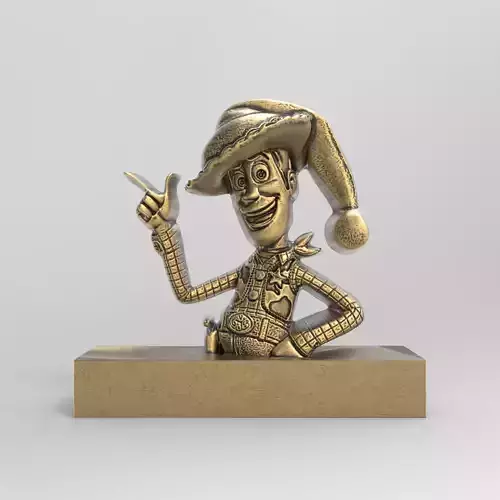 christmas toy story woody decor  3D print model