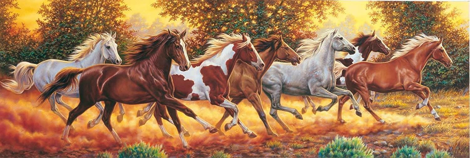 Running Horse Panel 3D print model_10