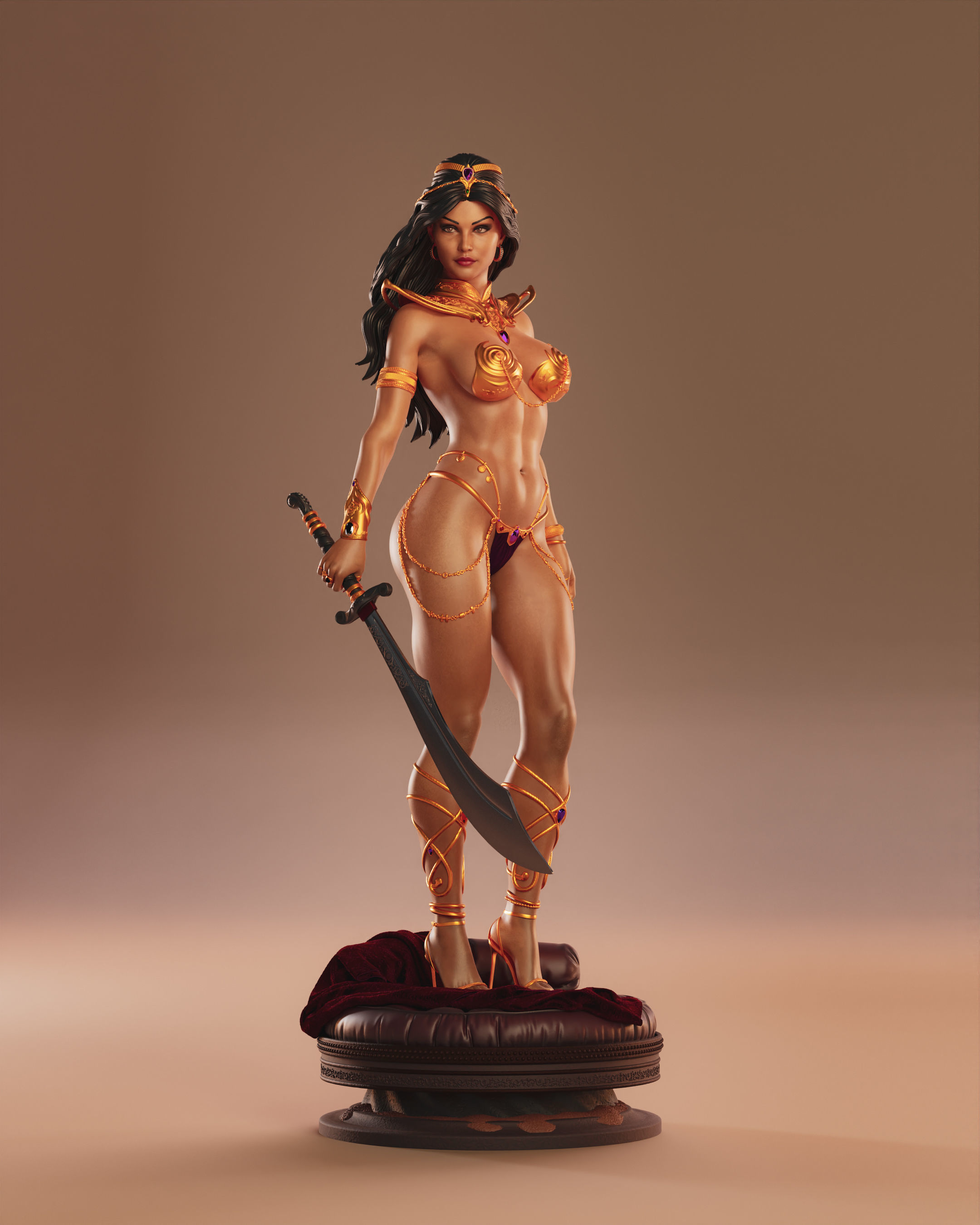 Dejah Thoris 3D print model_17