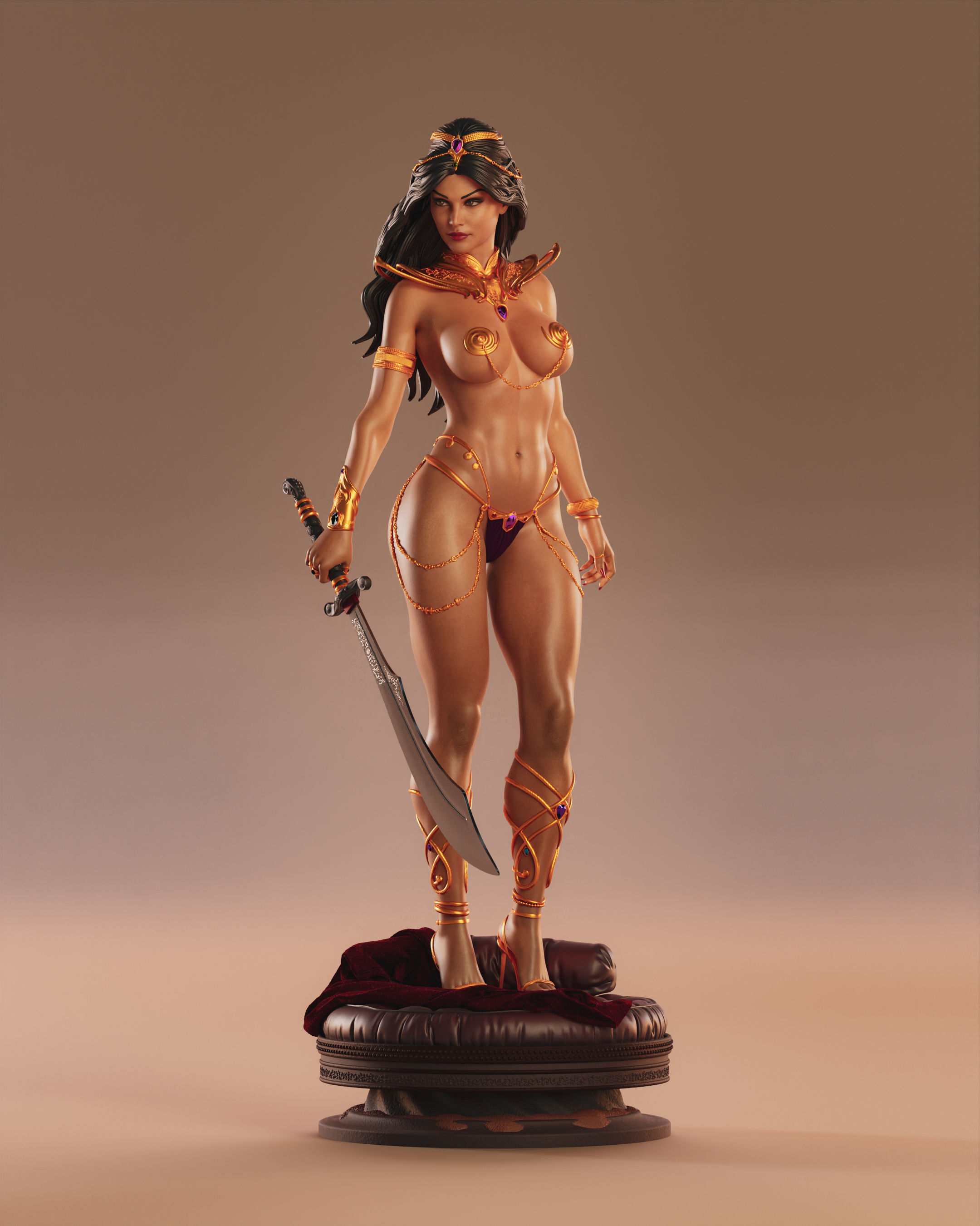 Dejah Thoris 3D print model_20