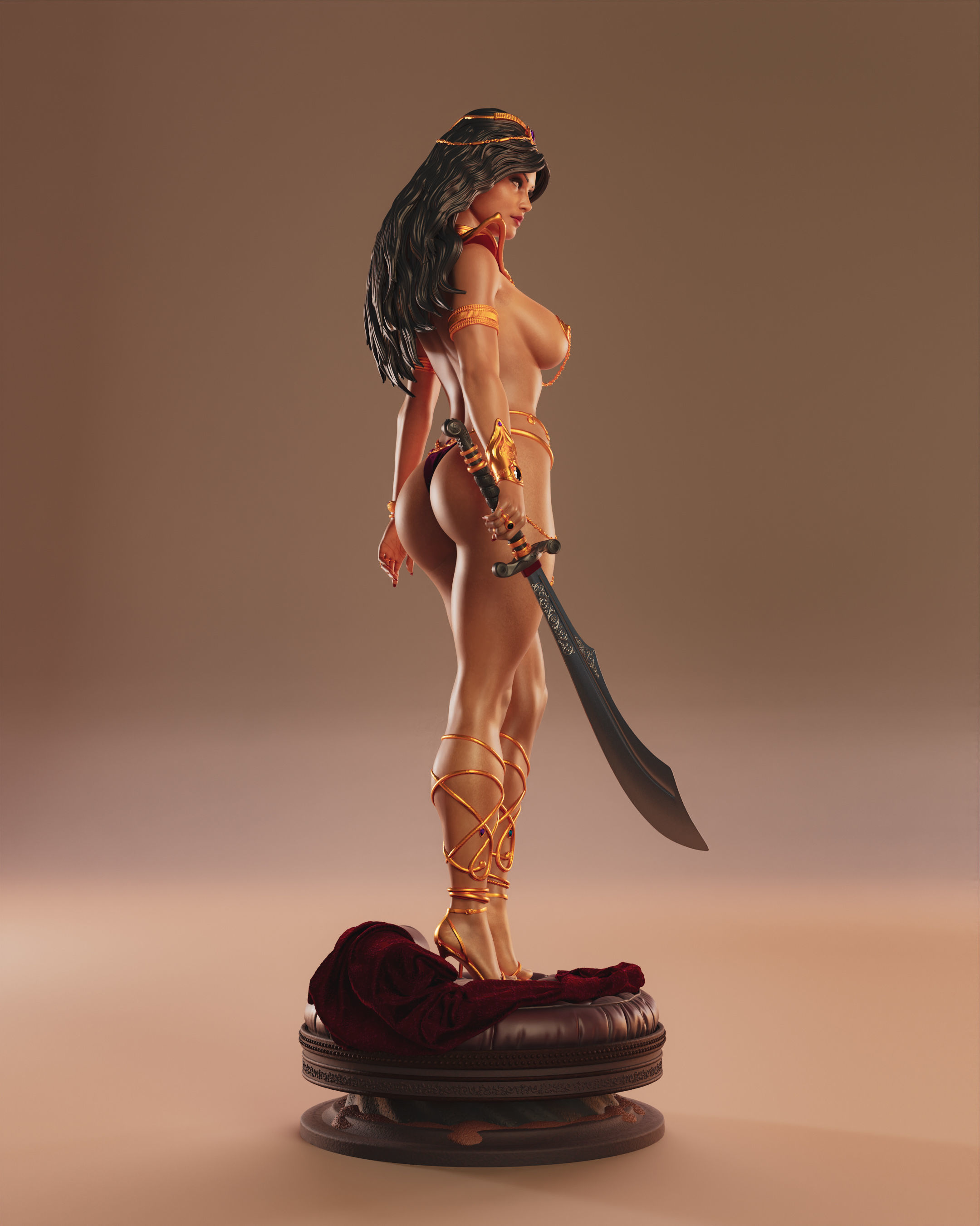 Dejah Thoris 3D print model_16