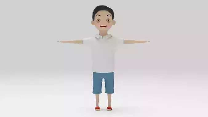 Child 05 Character lowpolys 