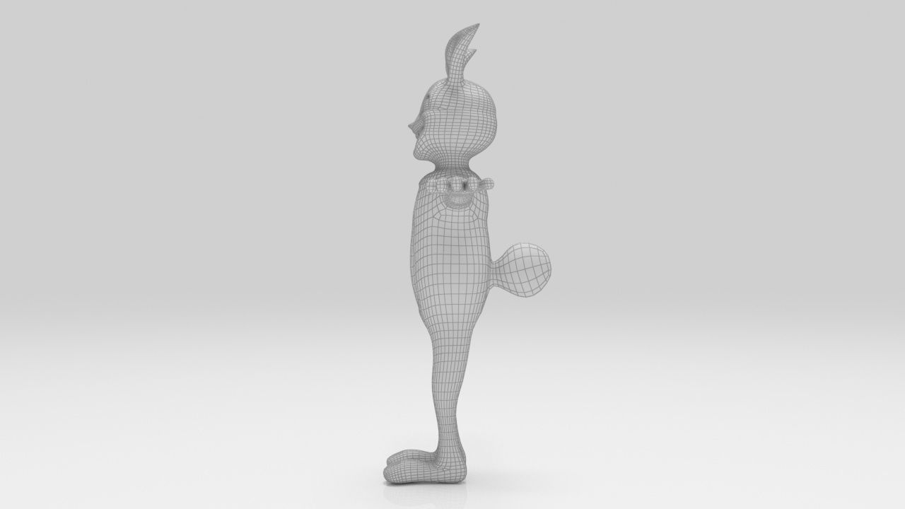 Character Rabbit 04 rigged lowpolys  Low-poly 3D model_13
