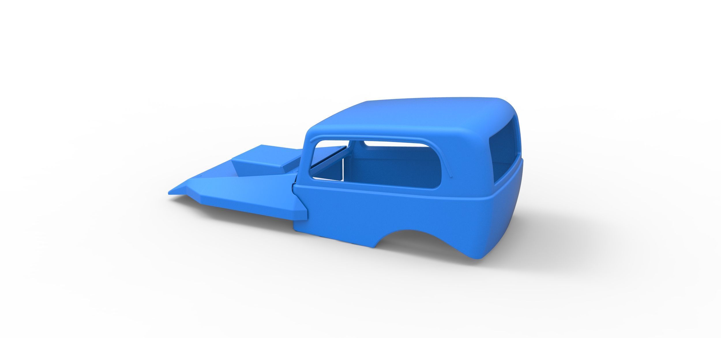 Shell of New Zealand Superstock car Scale 1 to 25 3D print model_9
