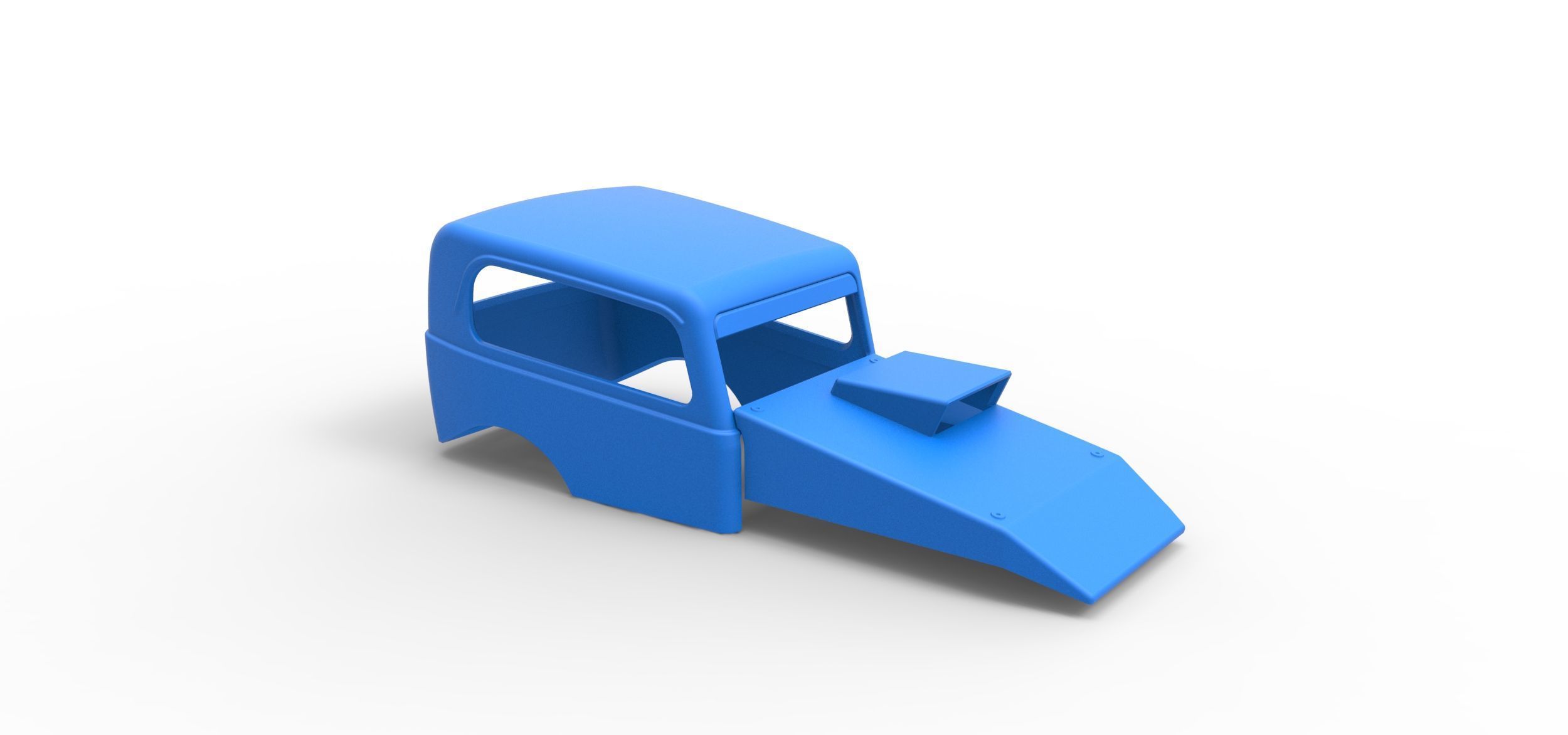 Shell of New Zealand Superstock car Scale 1 to 25 3D print model_16