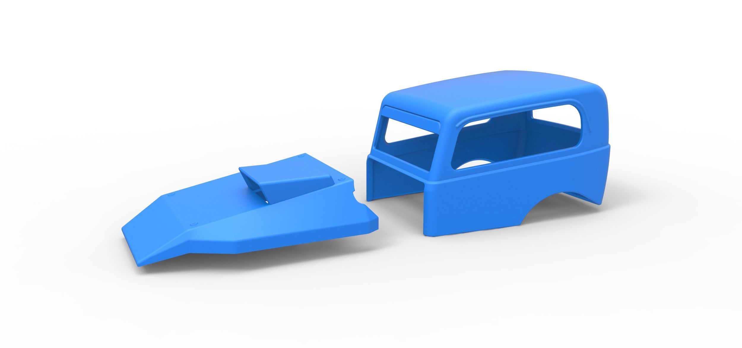 Shell of New Zealand Superstock car Scale 1 to 25 3D print model_17