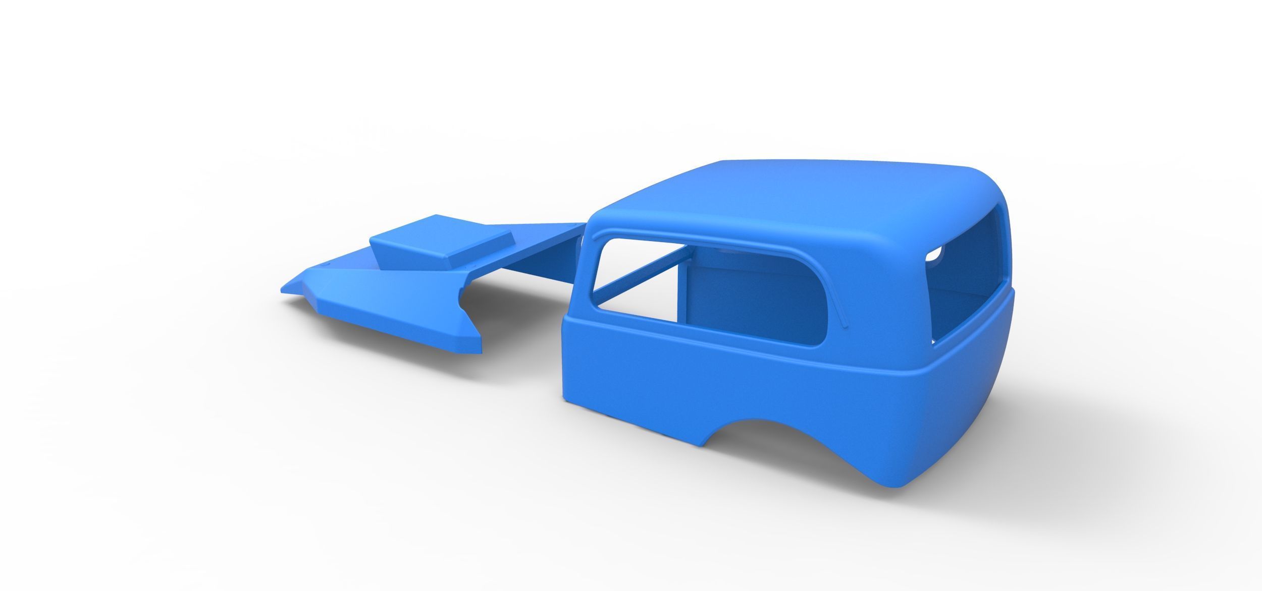 Shell of New Zealand Superstock car Scale 1 to 25 3D print model_18