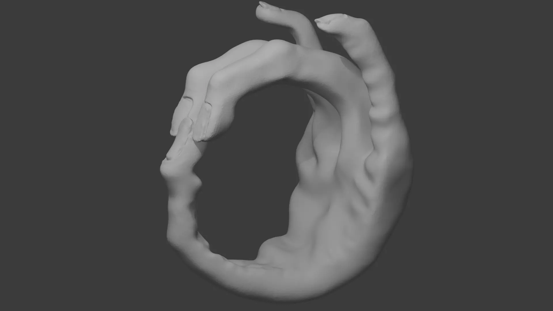Finger Ring 3D print model