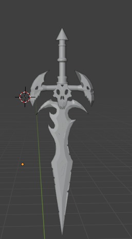 Espada Demoniaca  - Forjada para os Verdadeiros Guerreiros 3D print model_1