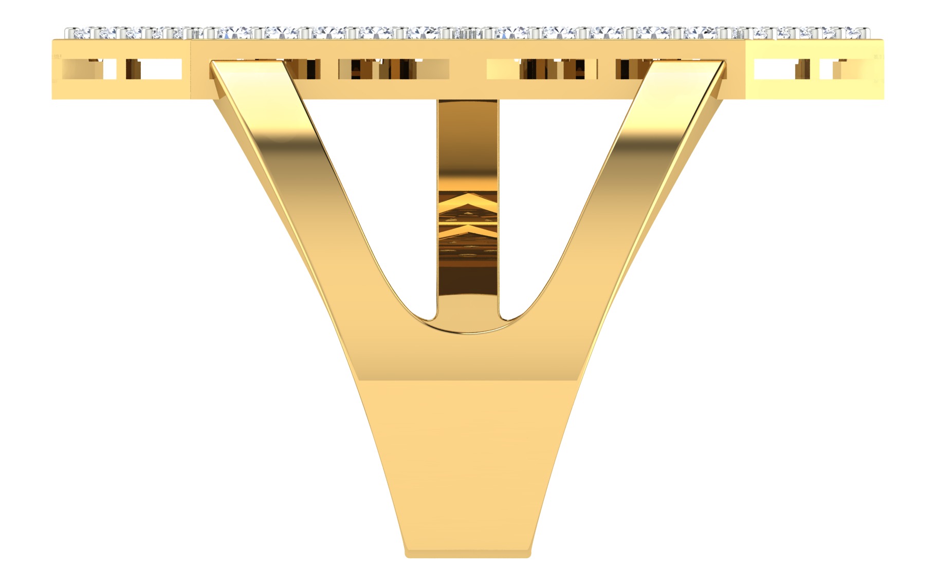 Women Ring Render 3dm STL OBJ FBX Details 3D print model_5