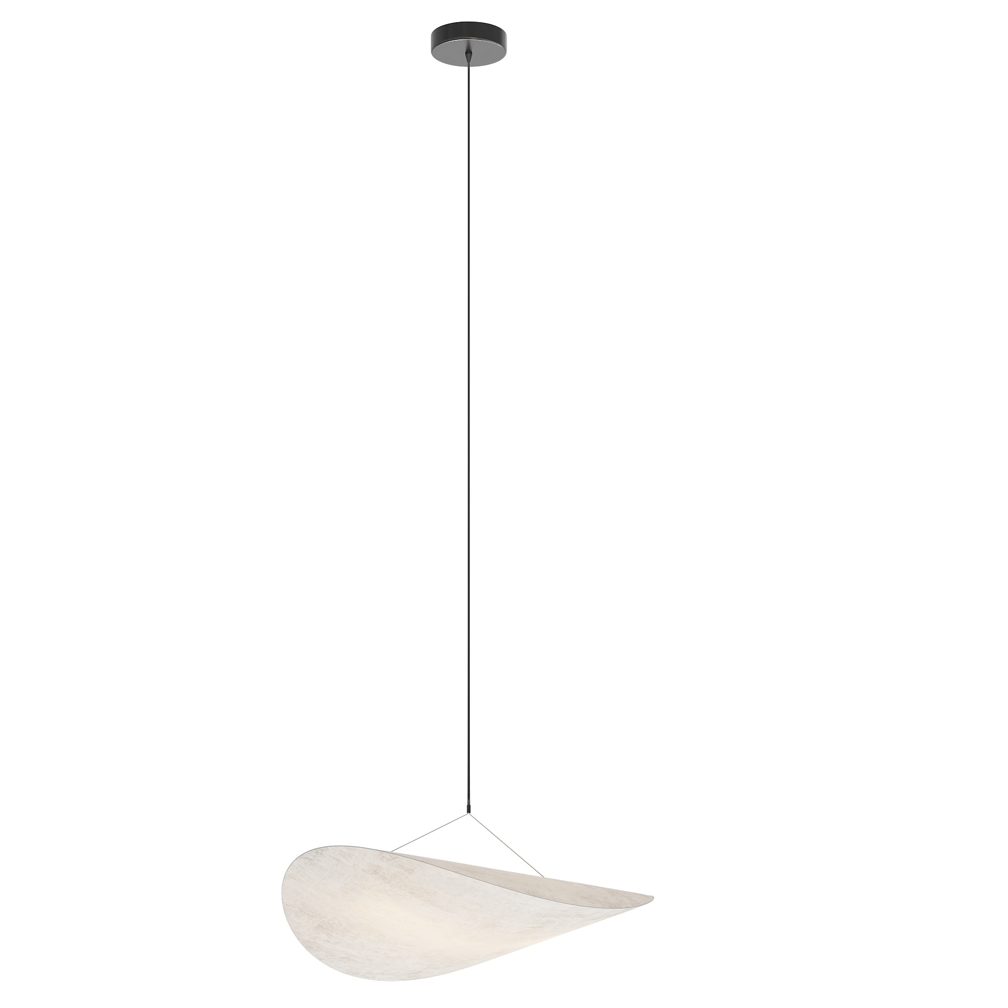 Tense Pendant Lamp Low-poly 3D model_6