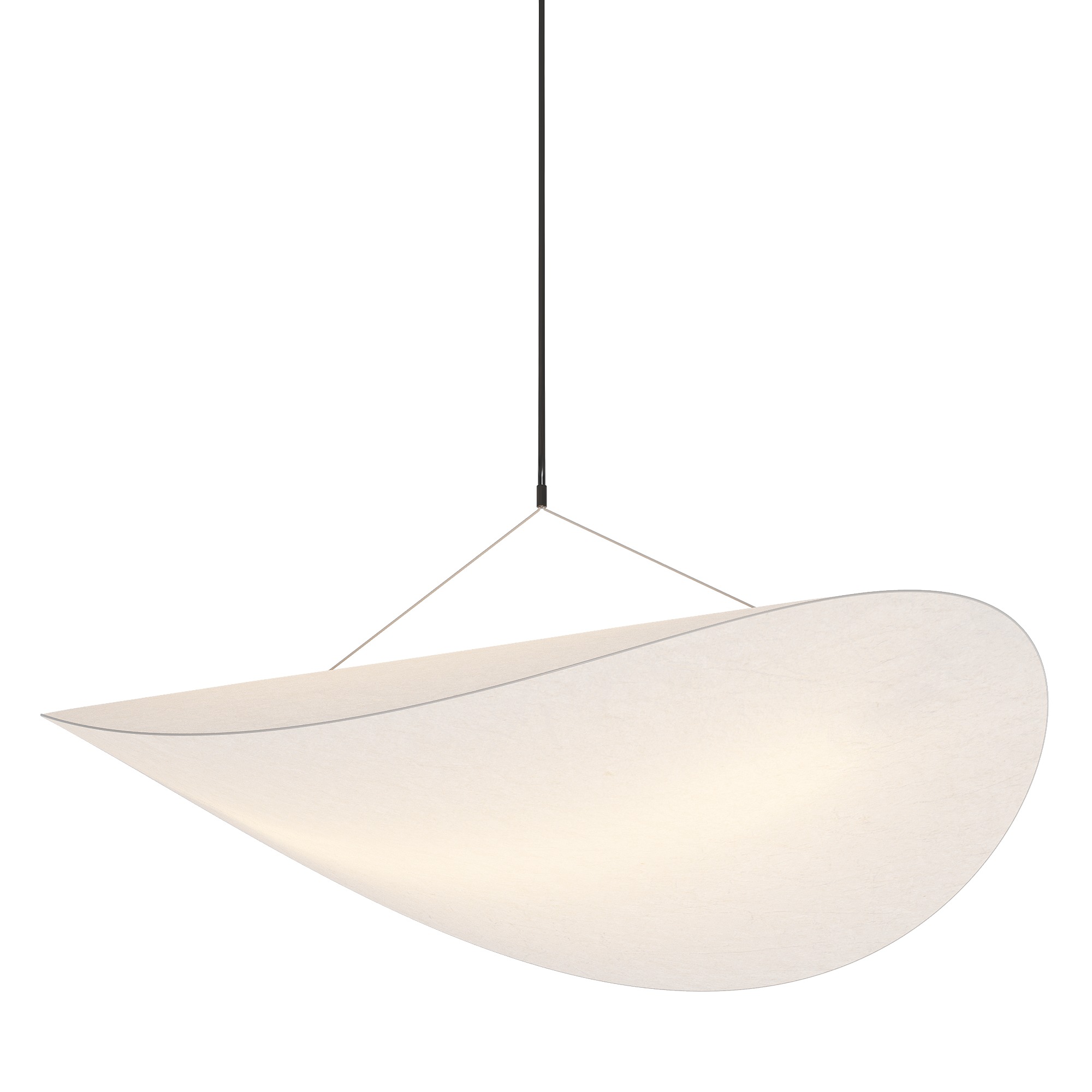 Tense Pendant Lamp Low-poly 3D model_1