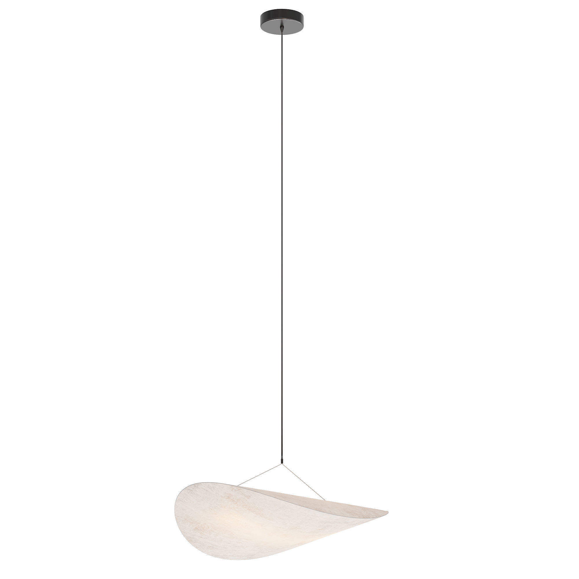 Tense Pendant Lamp Low-poly 3D model_9