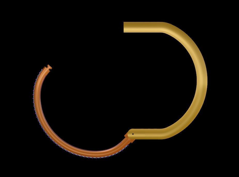 Lock Bracelet Size 20 3D print model_12